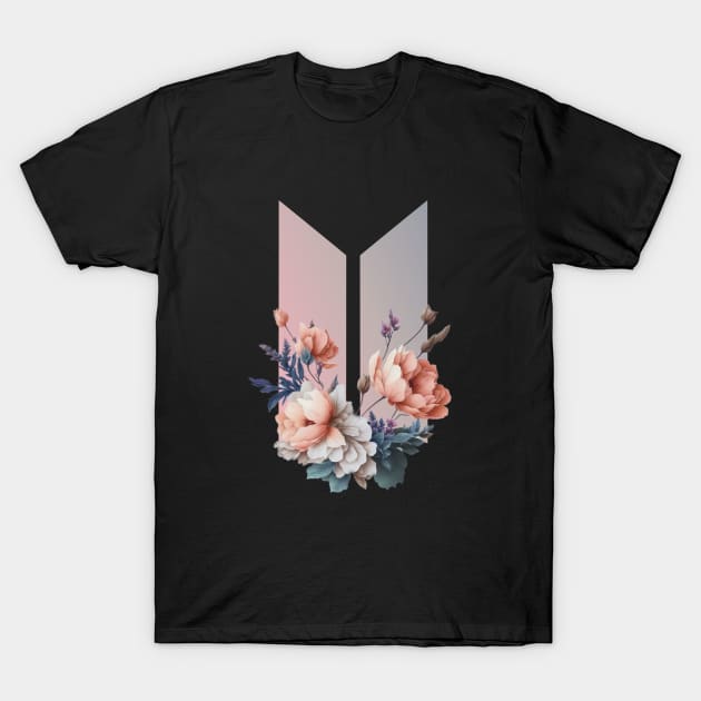 BTS Flowers Fanmade Design Merchandise Bts Flower T Shirt TeePublic